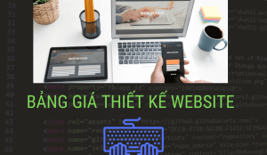 Bảng Giá Thiết Kế Website